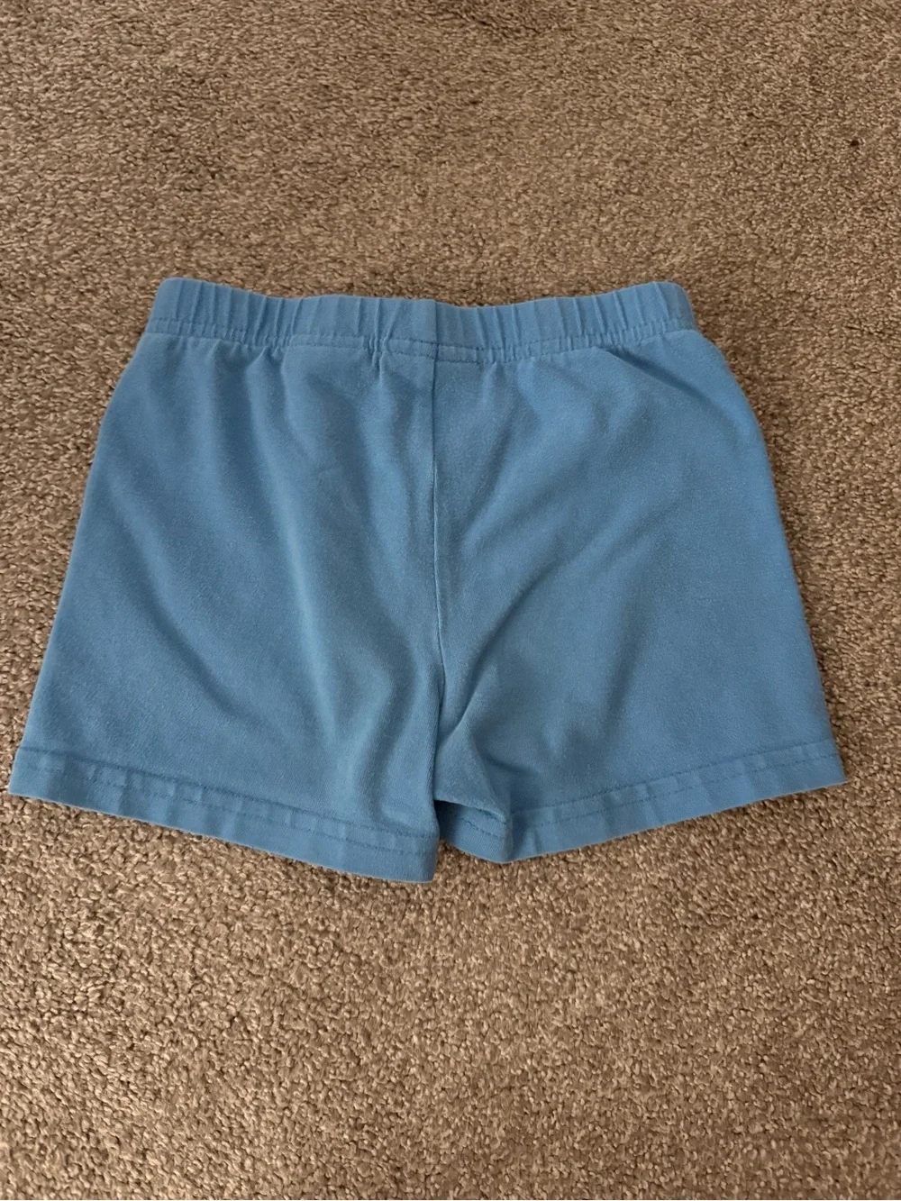Hanna Andersson Sky Blue Elastic-Waist Tumble Shorts Sz 110cm